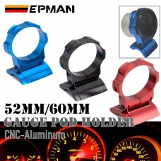 EPMAN Universal Aluminum 52mm 2 Inch Or 60mm 2.36 Inch Auto Car Meter Gauge Holder Pod Mount Bracket Car-styling Car Accessories EPCV252WT/EPCV360WT